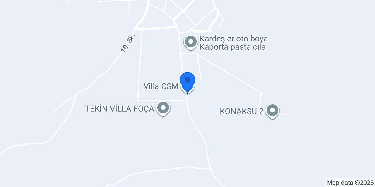 Villa CSM konumu