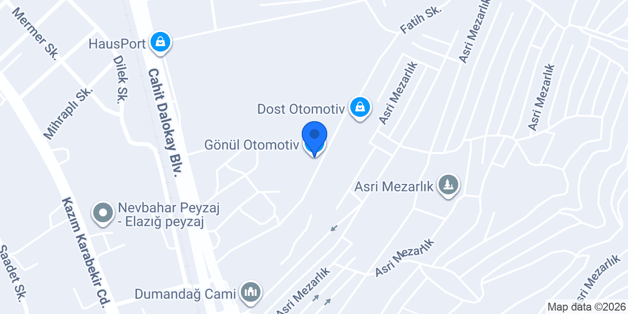 Gönül Otomotiv konumu