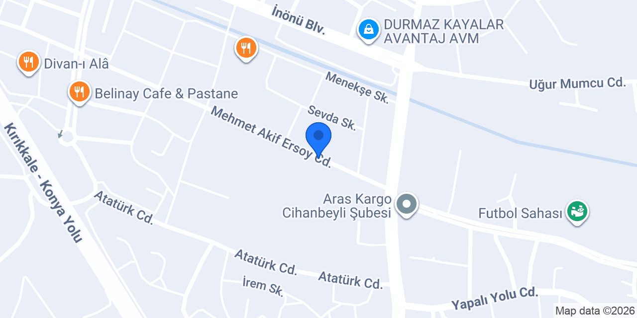 Çağlayan Yapı Market konumu