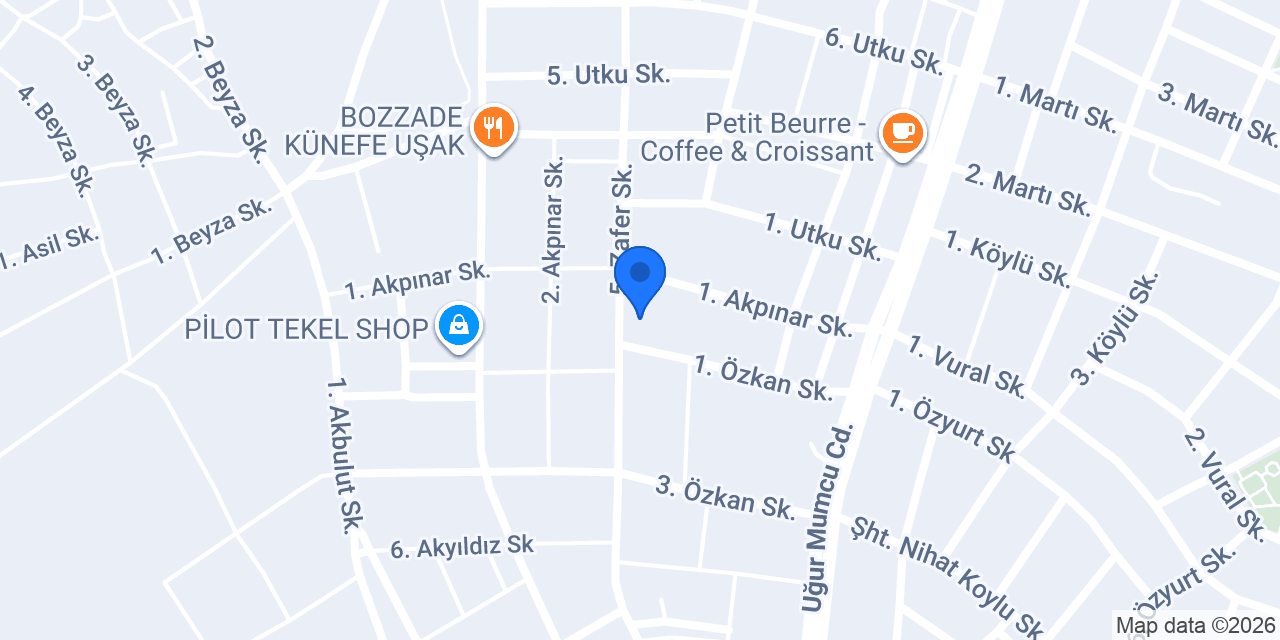 ÖZEL UŞAK GÖNÜL ANAOKULU konumu