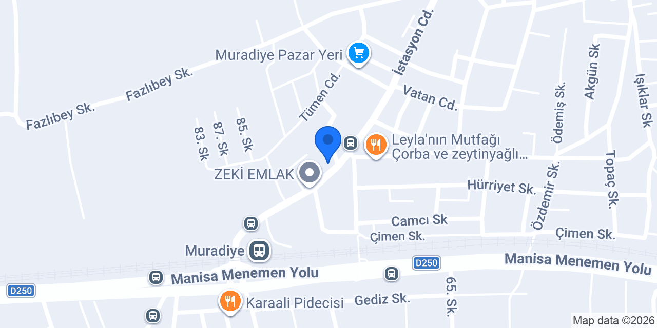 Midye Durağı konumu