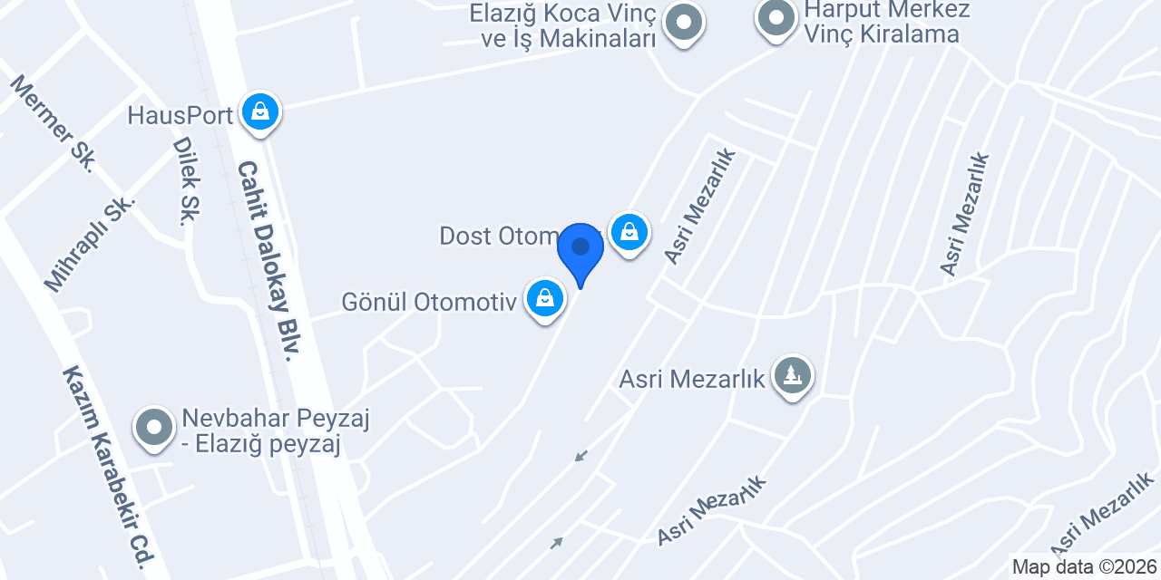 Ağaoğlu Otomotiv konumu