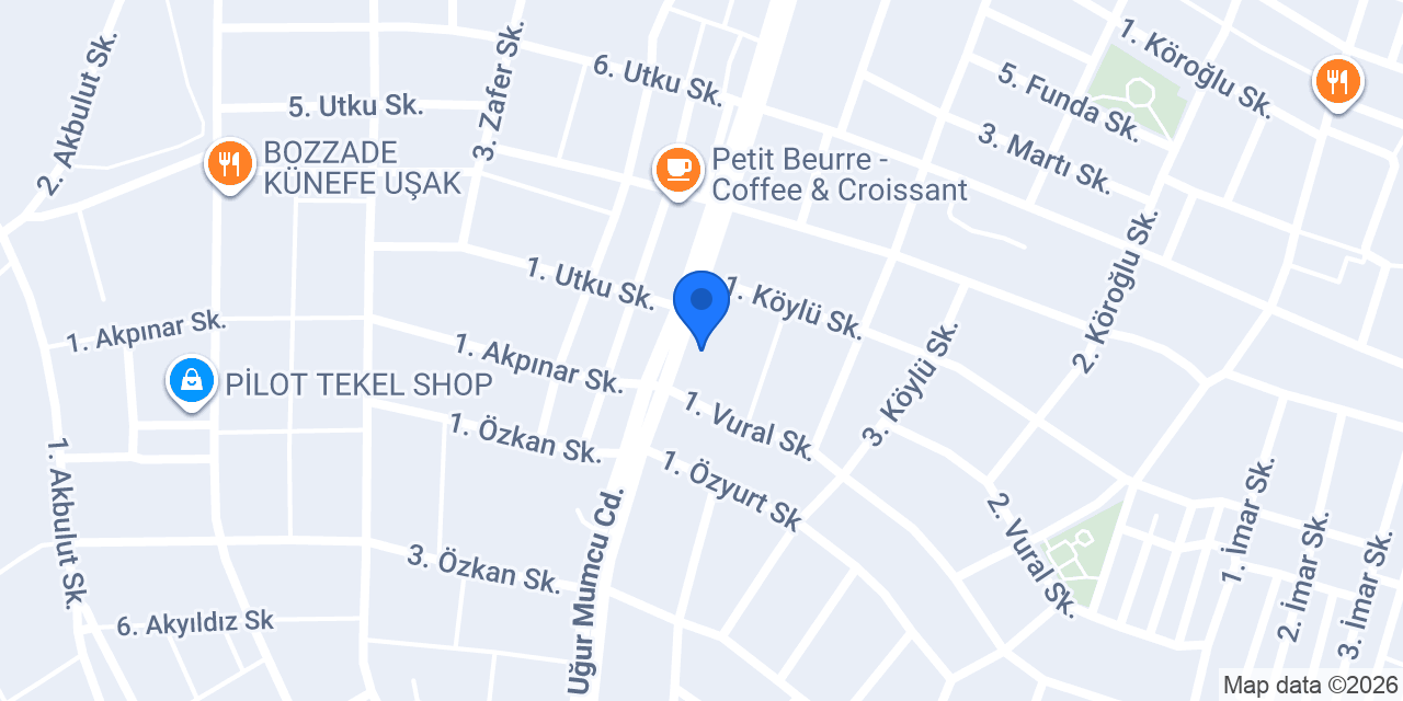 Dağaşan Et Kasap&Steakhouse konumu