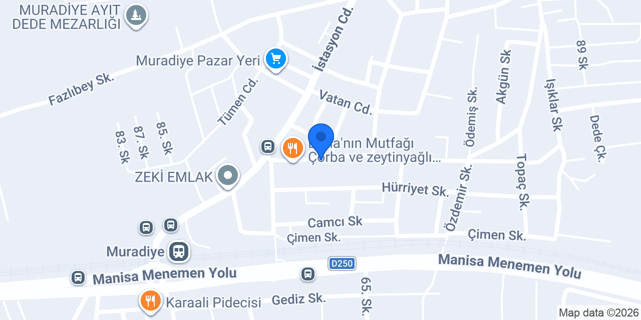 Muradiye Anıl Elektrik konumu