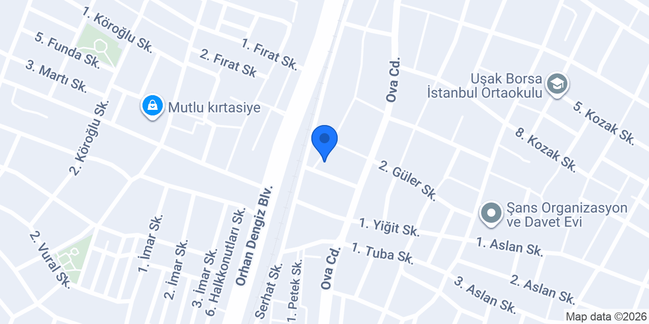 Uşak Şifa Kız Kur'an Kursu konumu