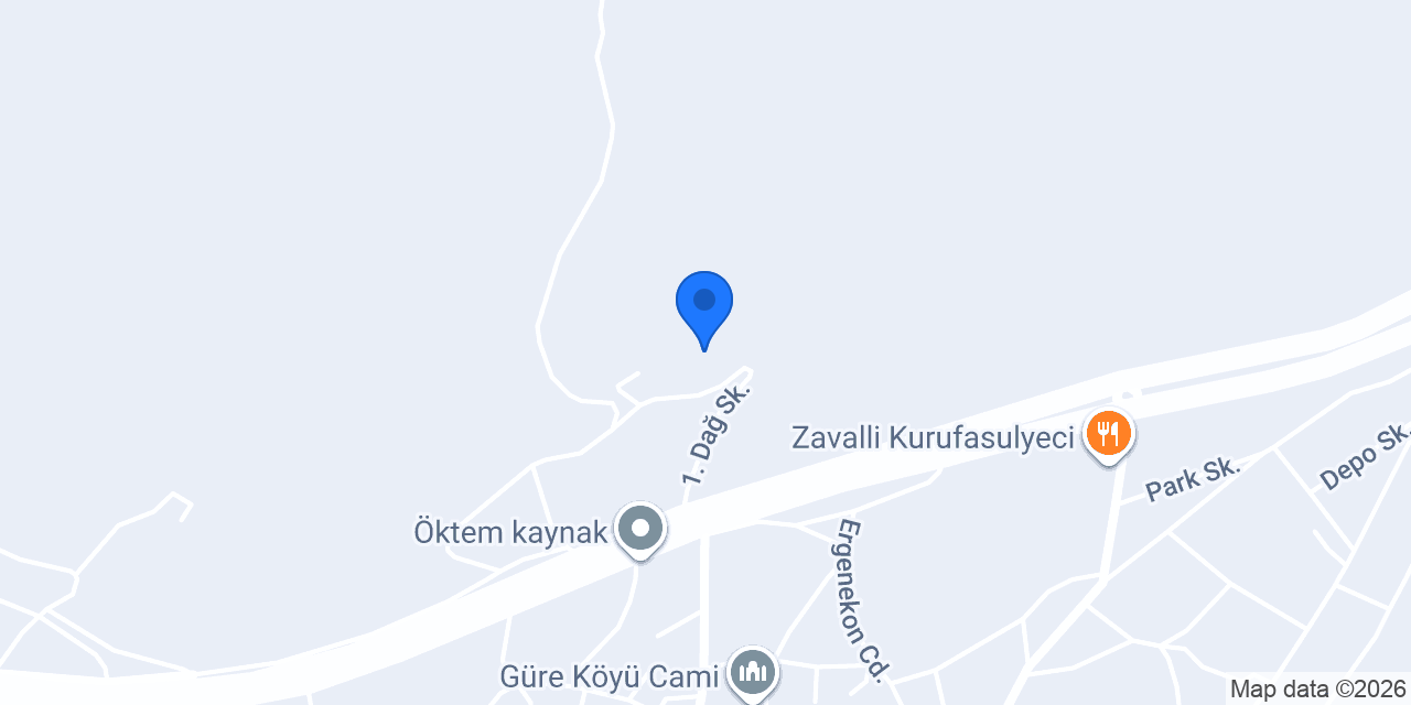 Zavalli Kurufasulyeci konumu