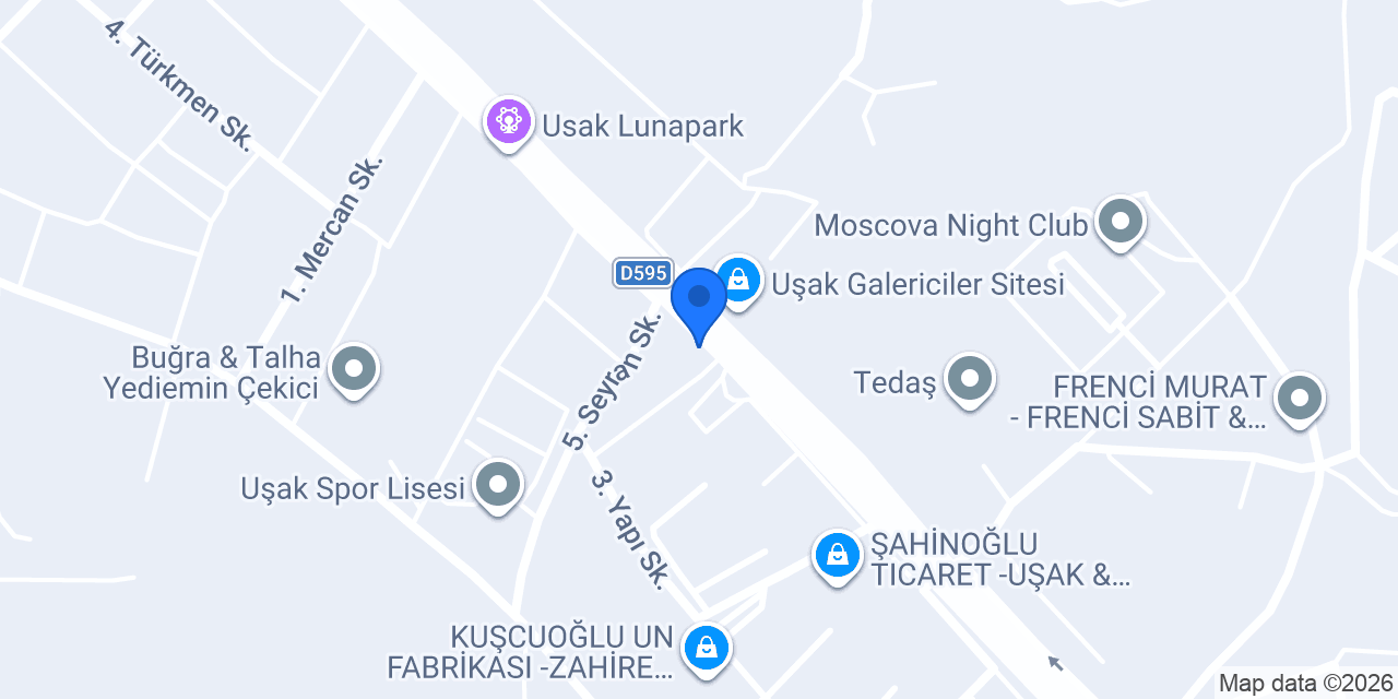 UŞAK3D Dekorasyon - ETP Yapı Dekor konumu