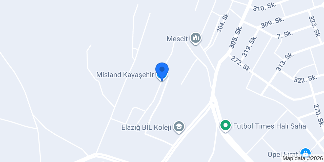 Misland Kayaşehir konumu