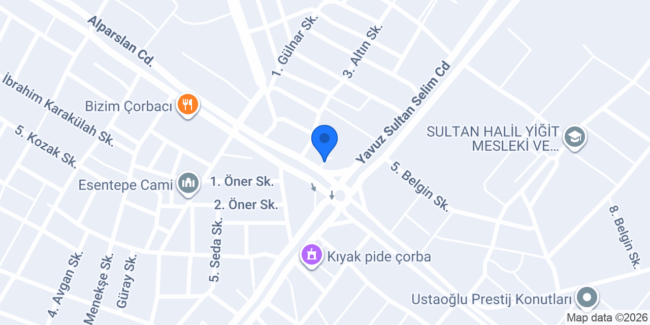 ÖZGÜN LASTİK TEDARİKCİ konumu