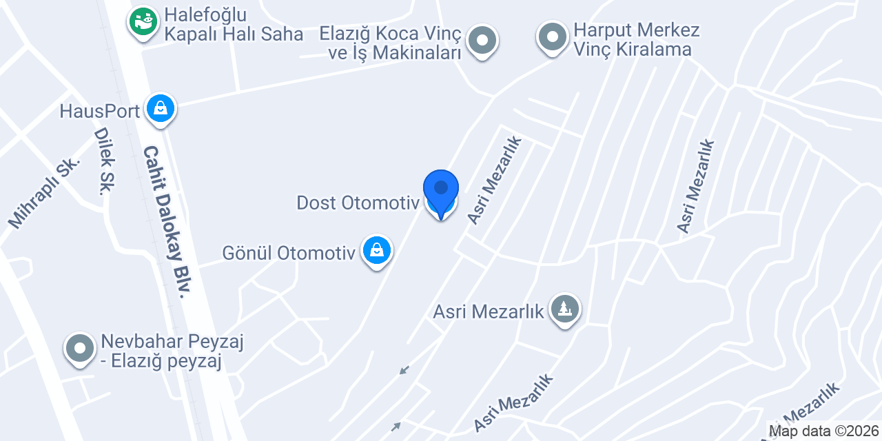 Dost Otomotiv konumu