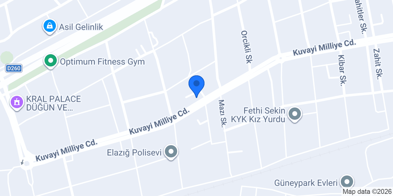 Elazığ Dans & Bale & Müzik Studio konumu
