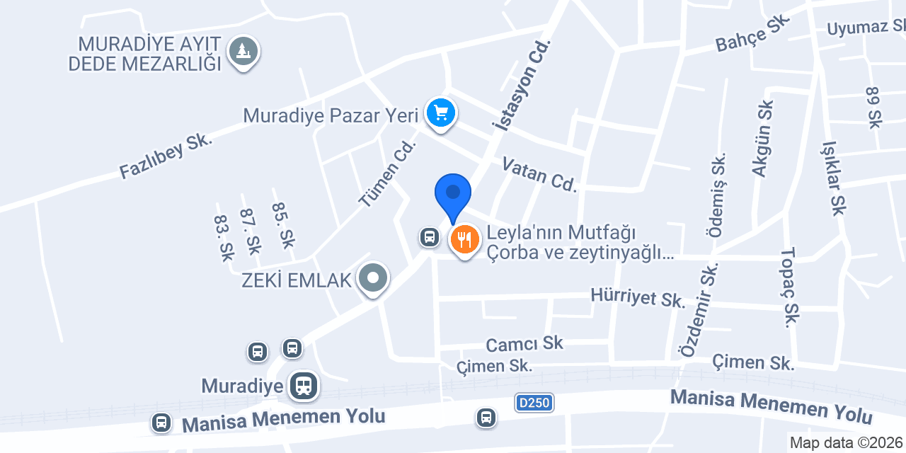 Eyüp usta Muradiye konumu