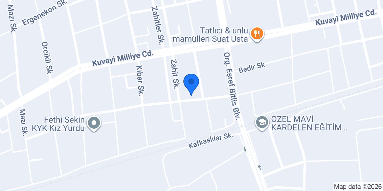Düş Bahçem Anaokulu konumu