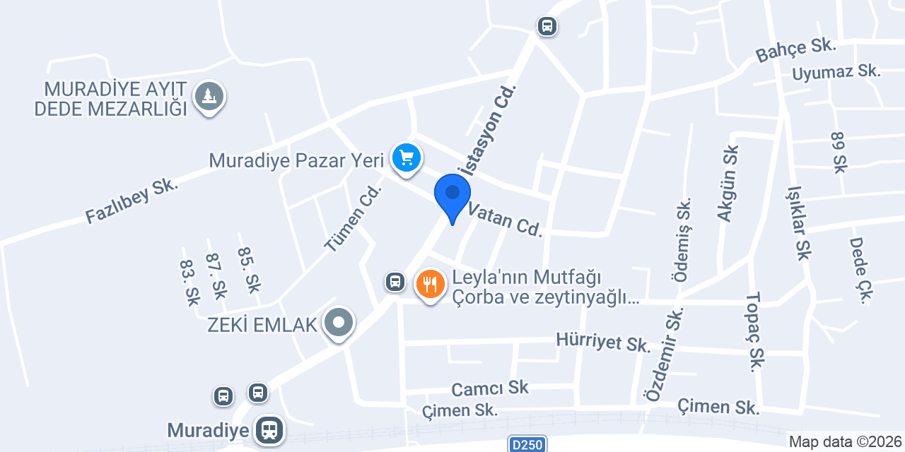 ASİL EMLAK MANİSA MURADİYE konumu