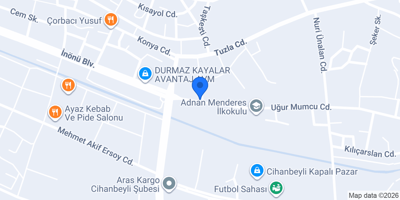 Cihanbeyli SGM konumu