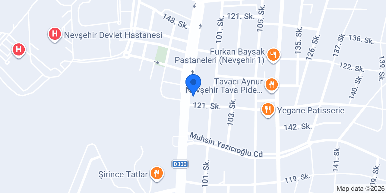 Kelebek Mobilya - Nevşehir konumu