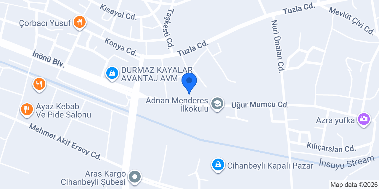 Zirve Avm Cihanbeyli konumu