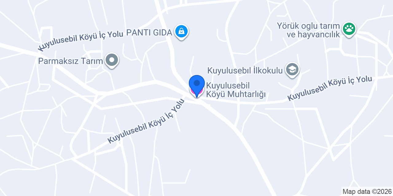 Kuyulusebil Köyü Muhtarlığı konumu