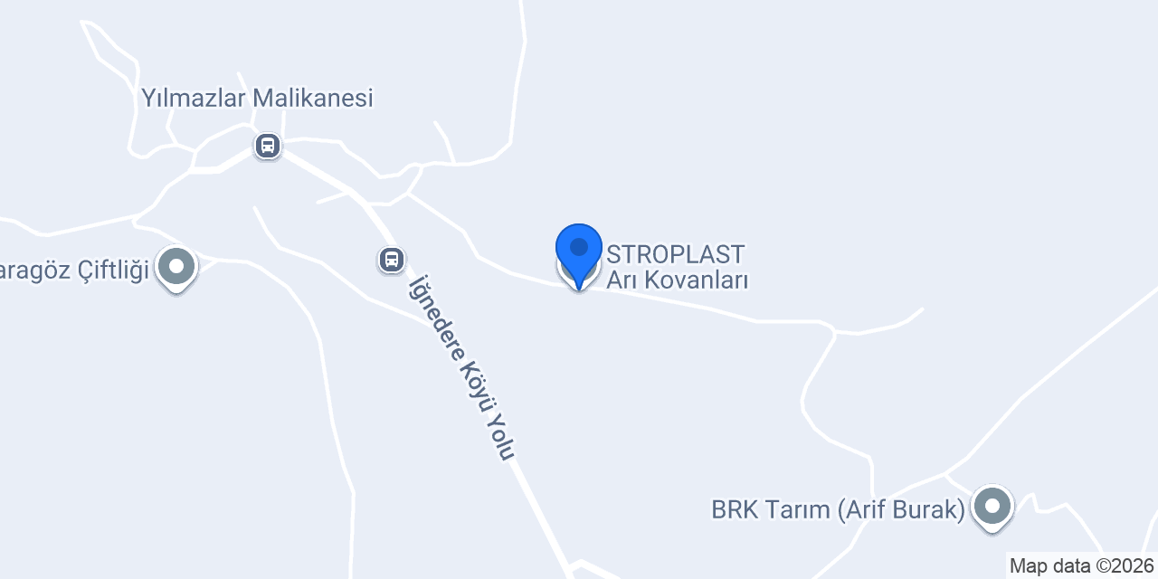 STROPLAST Arı Kovanları konumu
