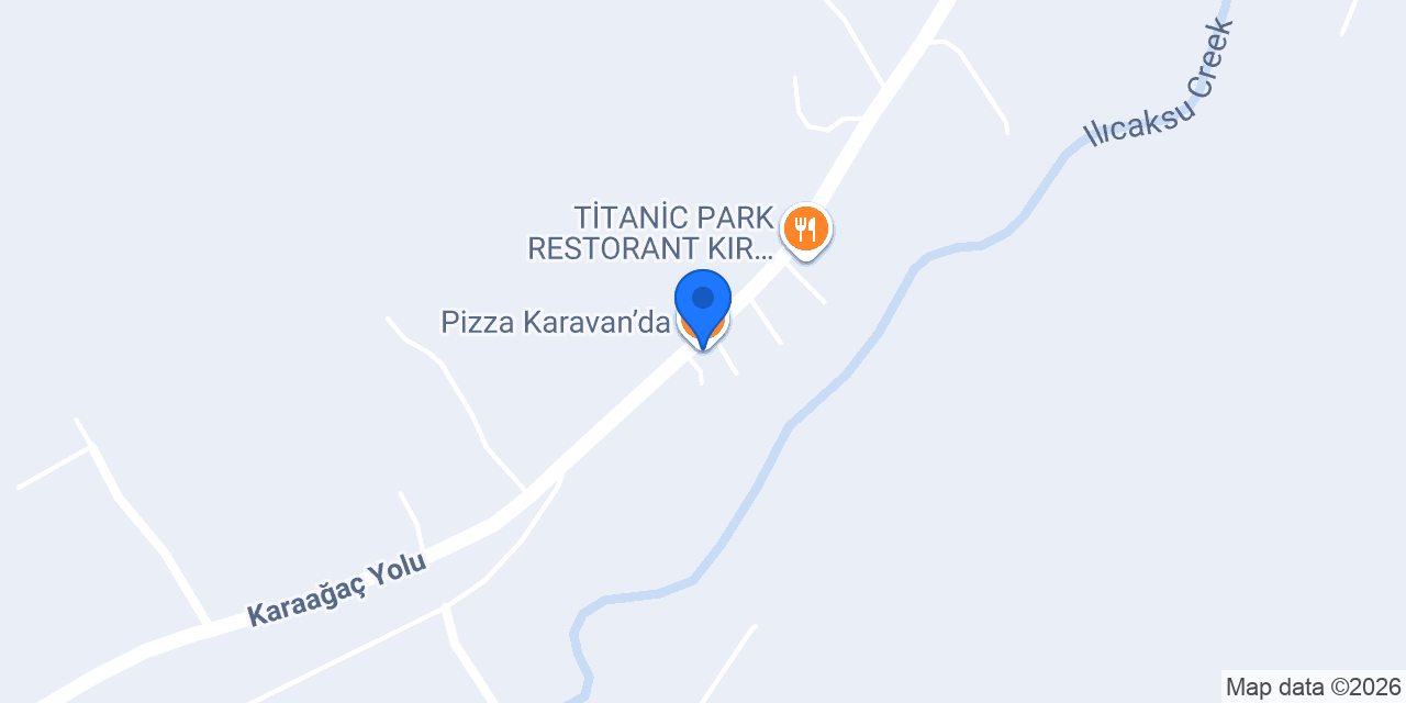 Pizza Karavan’da konumu