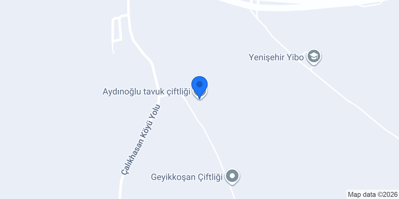 Aydınoğlu tavuk çiftliği konumu