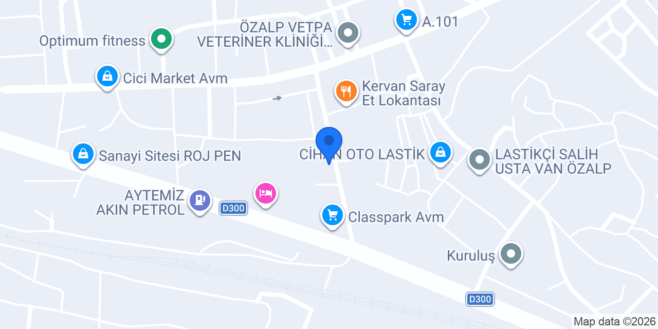 Urfa Yörem Baklavaları Özalp Van konumu