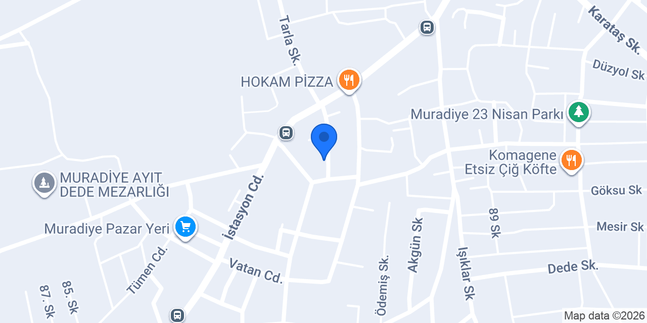 Rıdvan Onat Tesisat konumu