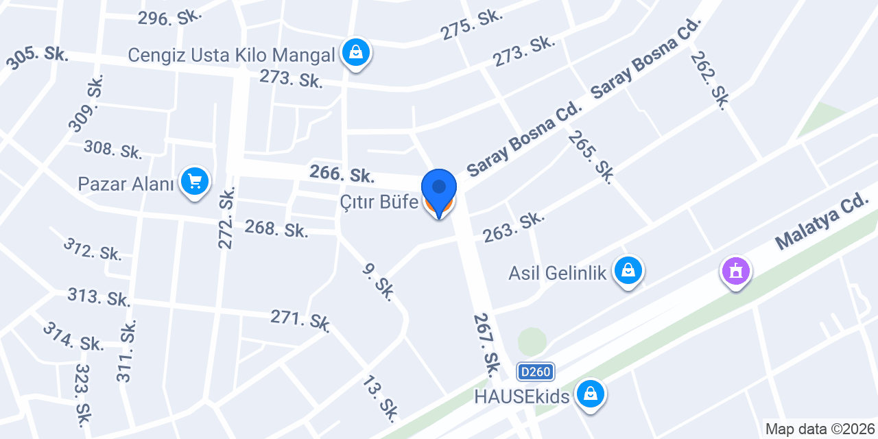 Çıtır Büfe konumu