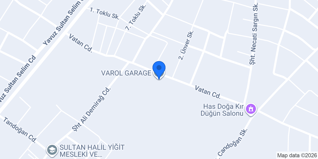 VAROL GARAGE konumu
