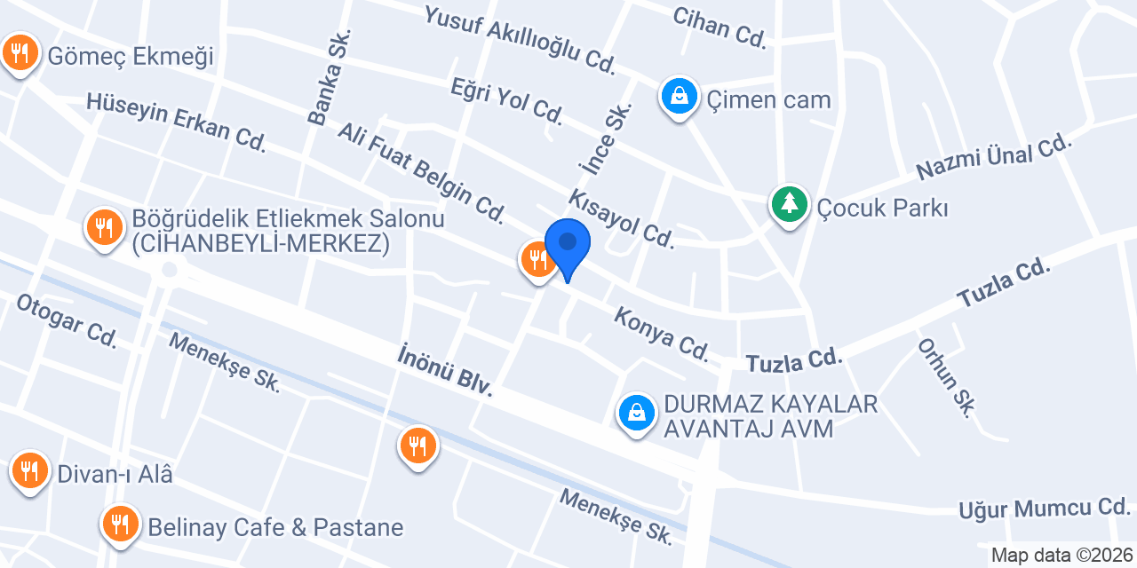 Yeşiloğlu Aile Spotu konumu