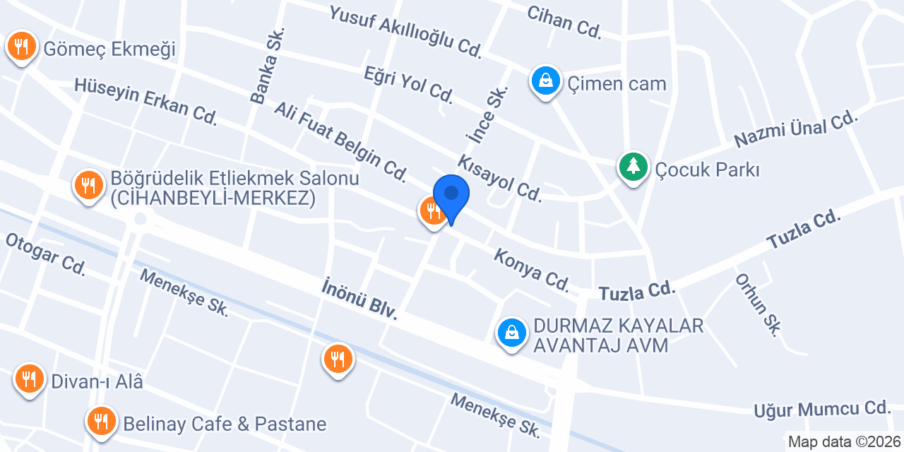 Jotun Boya ( Cihanbeyli Yapı market) konumu