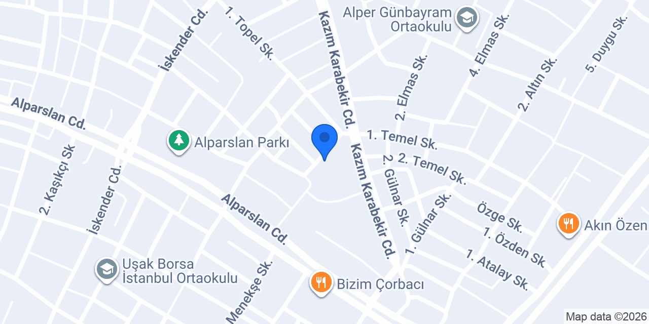 Uşak Rental Tan konumu