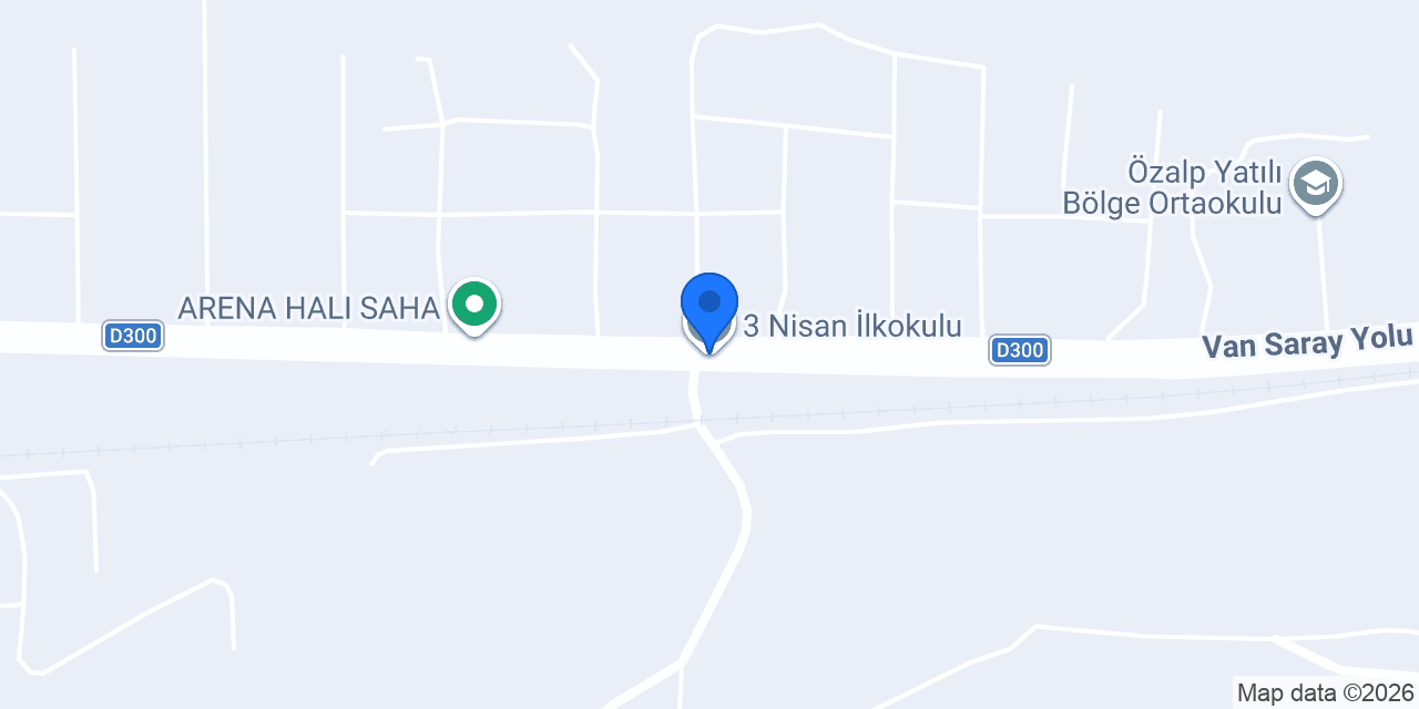 3 Nisan İlkokulu konumu