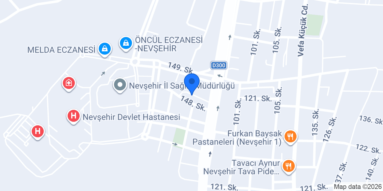 Hastane Taksi Durağı konumu