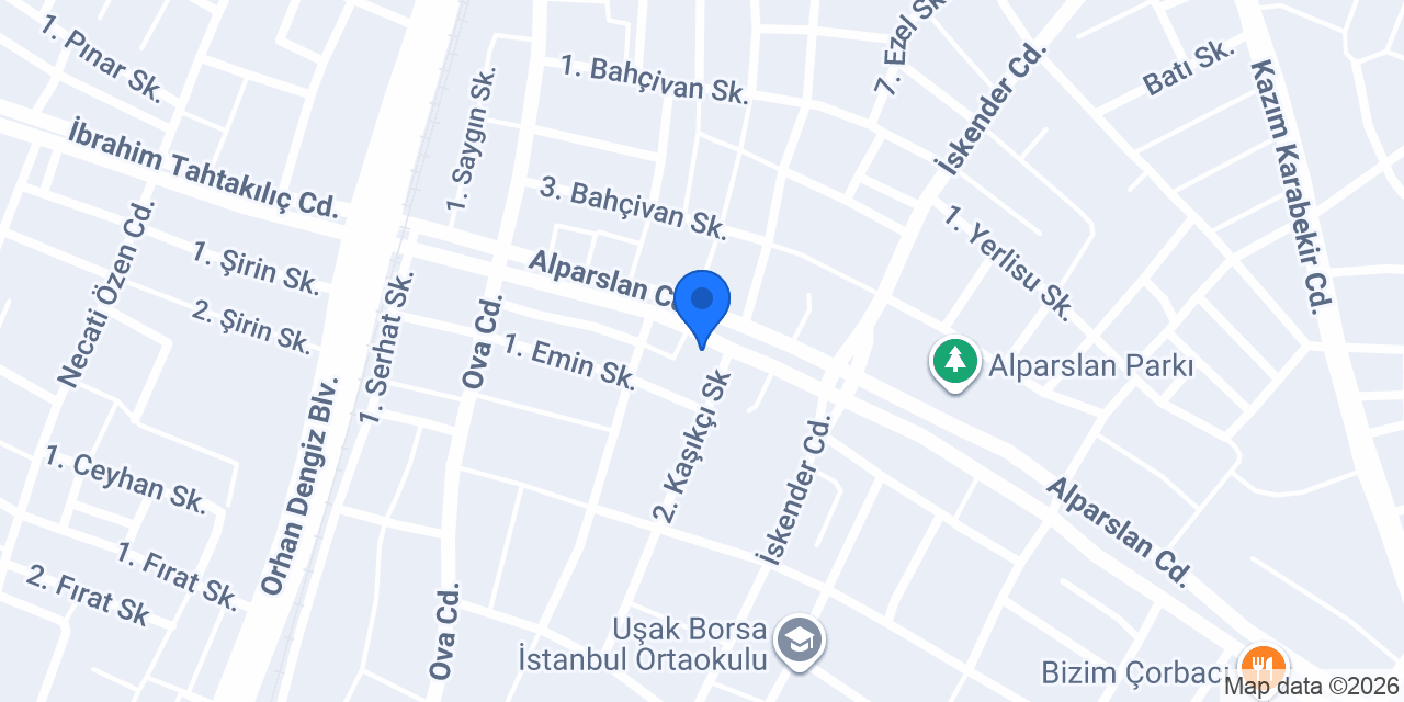 Sütlüce Kadayıf Uşak konumu