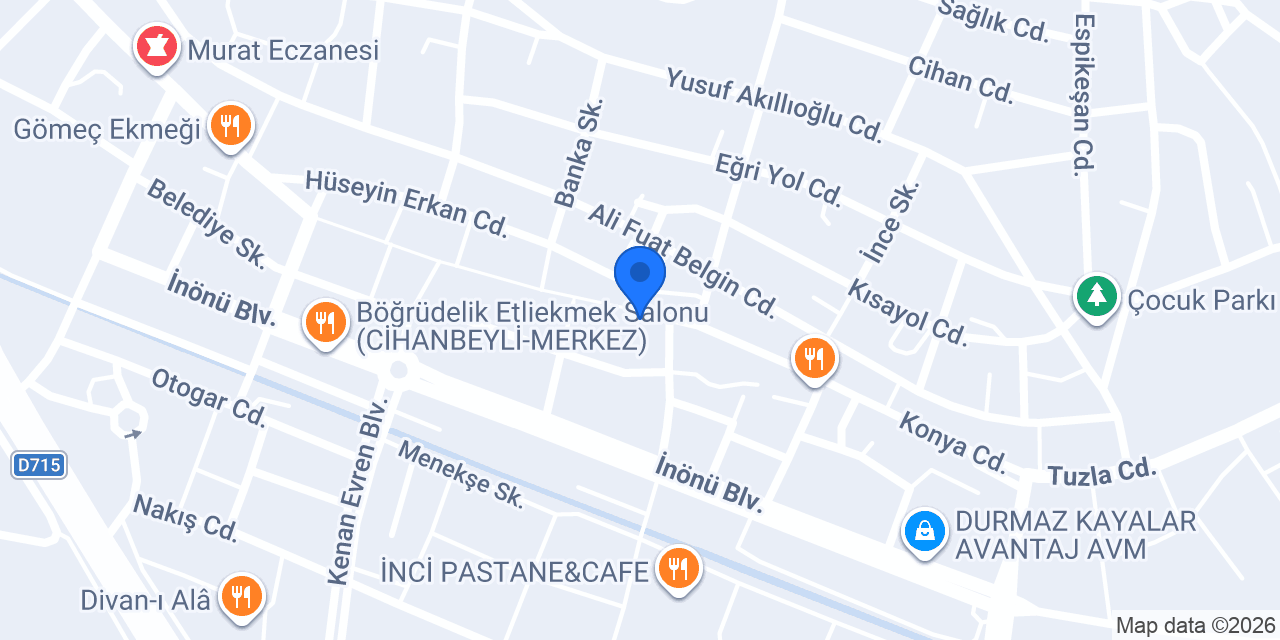 Gönül Unlu Mamülleri konumu