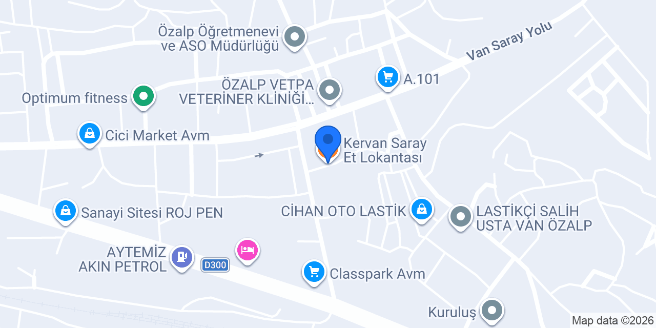 Kervan Saray Et Lokantası konumu