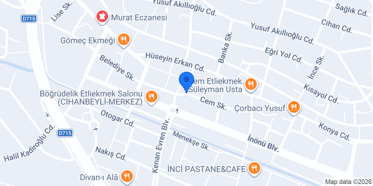 ATÇEKEN MALİMÜŞAVİRLİK konumu