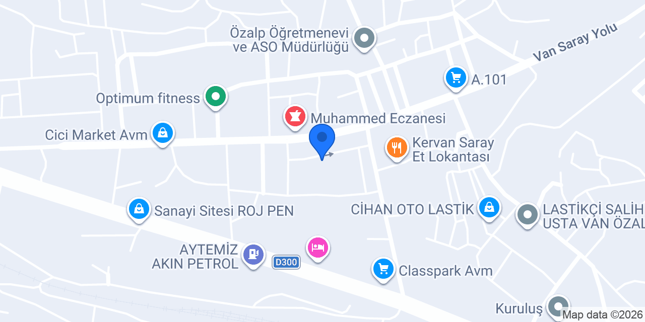 Özalp/van Gökan iletişim konumu