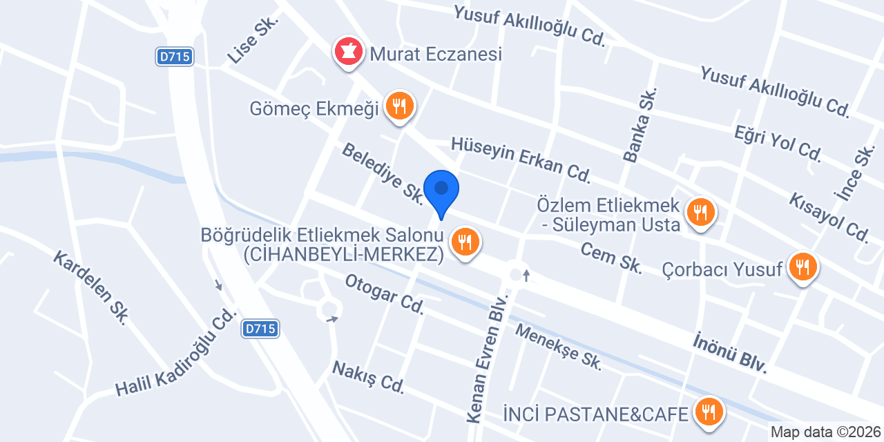Yade Cafe Bistro konumu