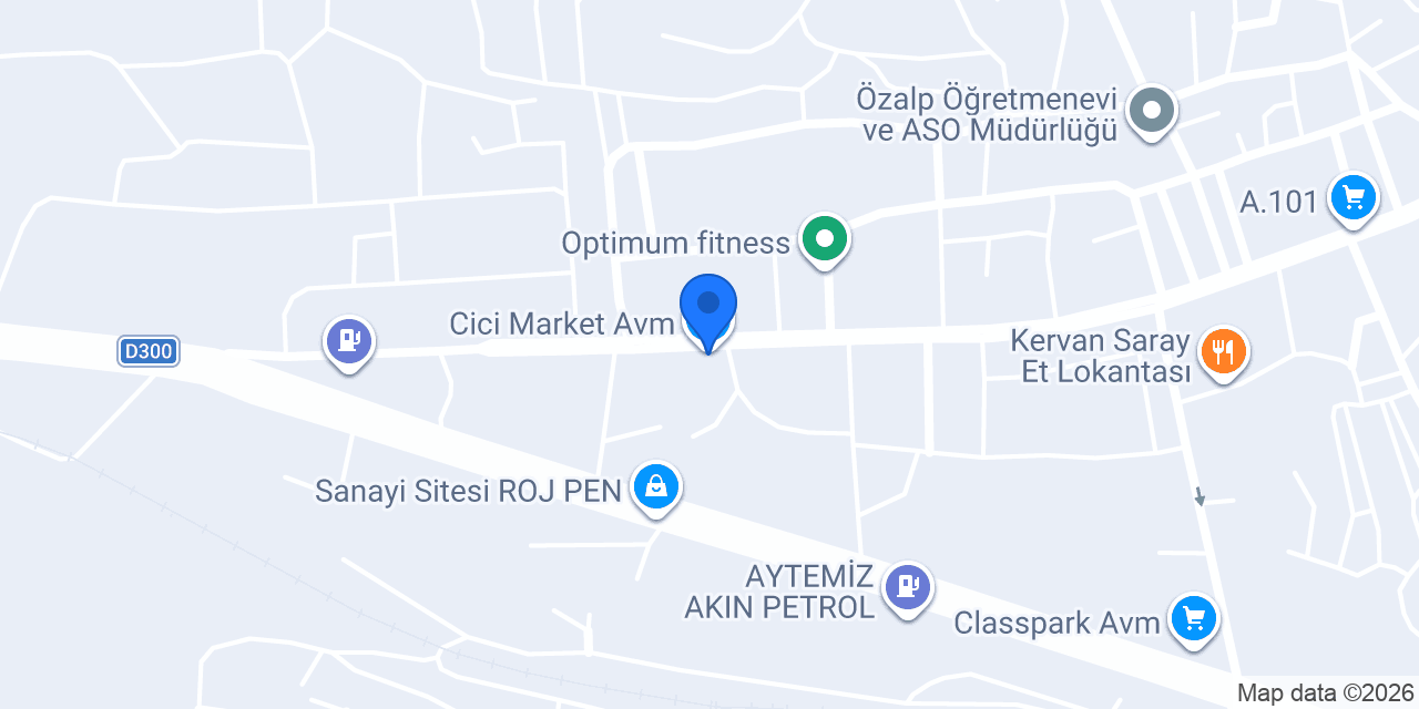 Cici Market Avm konumu