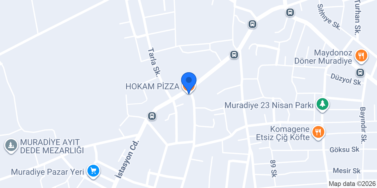HOKAM PİZZA konumu