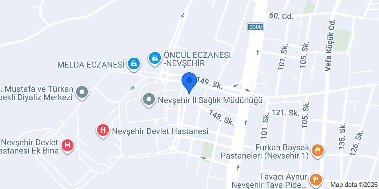 Nevşehir işitme cihazları konumu