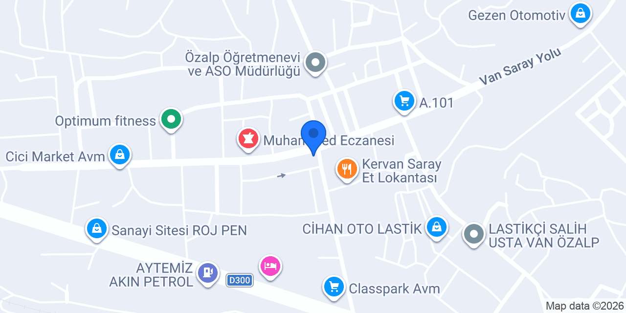 ÖZALP TAKSİ konumu