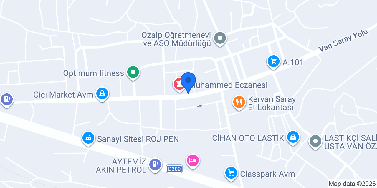 Özalp Belediyesi konumu