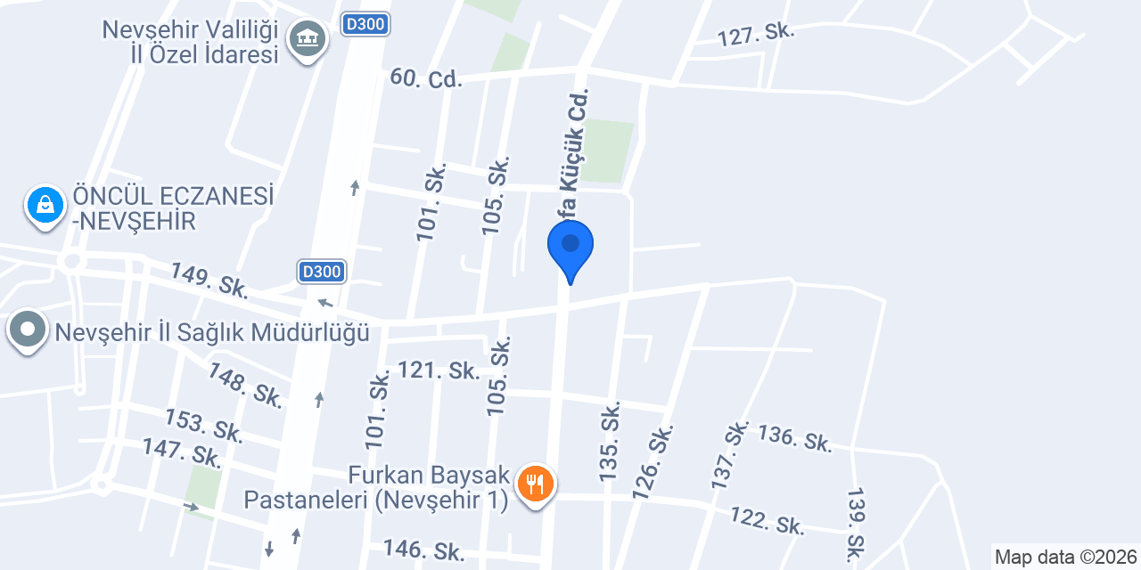 Kapadokya Elit Eğitim Kurumları konumu