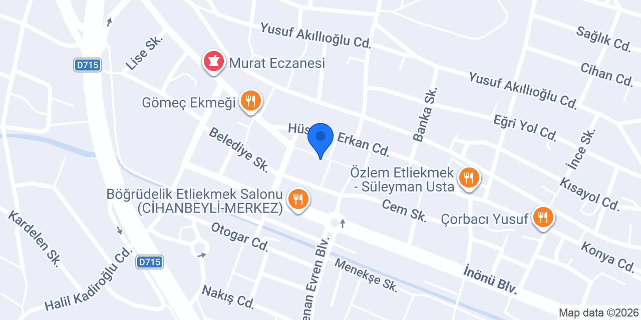 Beyaz Köşk Mobilya konumu