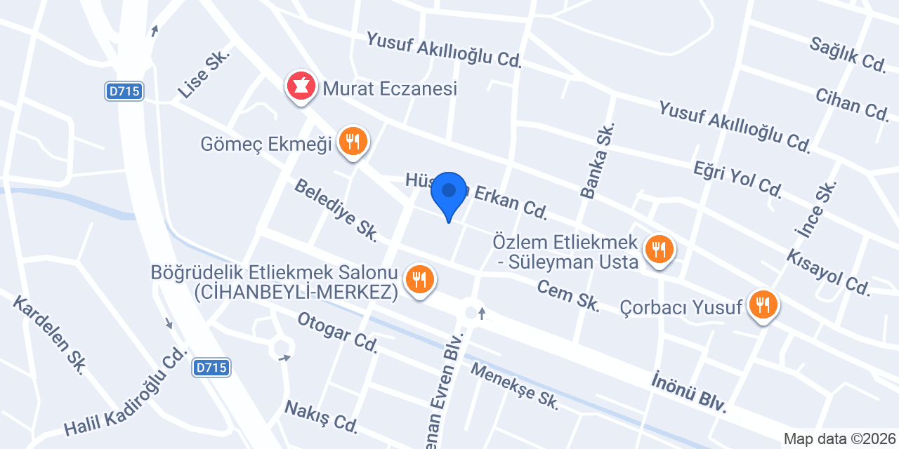Başaran Pastanesi konumu