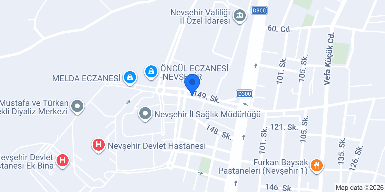 ELİT MEDİKAL NEVŞEHİR konumu