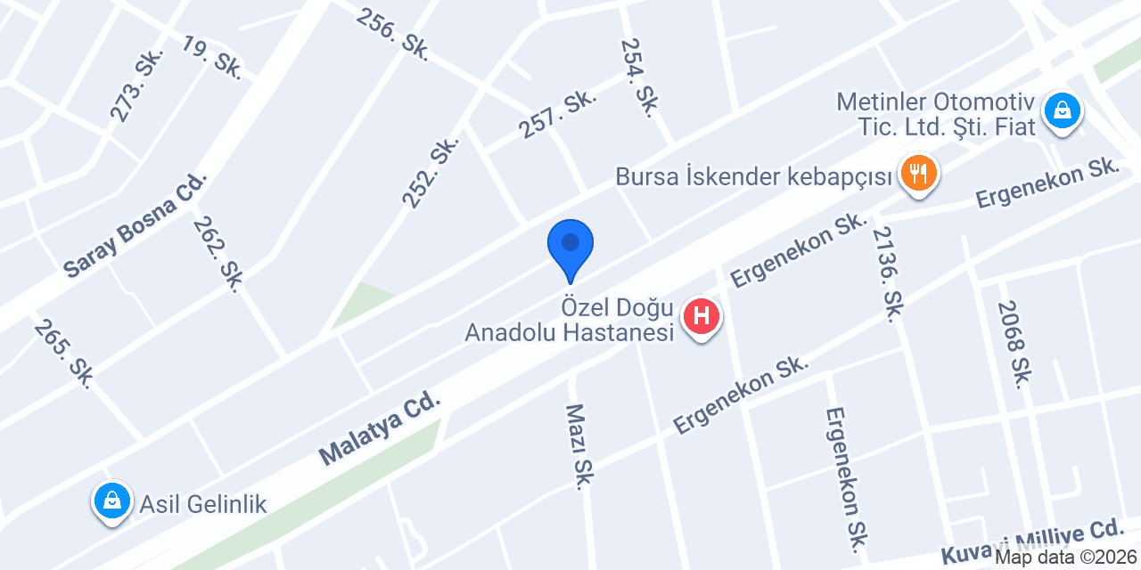 ERD Yapı Market ve Tesisat konumu